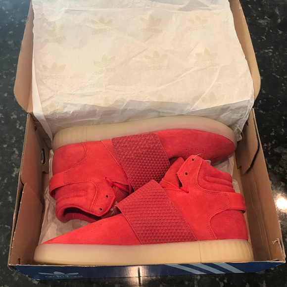 NWT Adidas Tubular Invader Strap hightop sneakers! - Picture 8 of 8